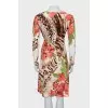 V-neck long sleeve dress
