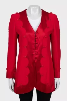 Long fitted jacket