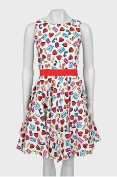 Slim fit dress with tag