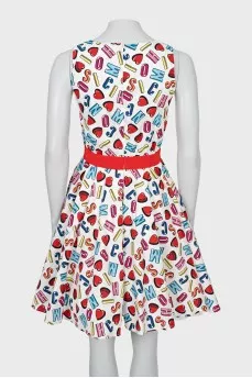 Slim fit dress with tag