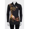 Slim fit shirt with print