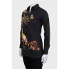 Slim fit shirt with print