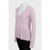 Pink slim fit pullover