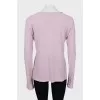 Pink slim fit pullover