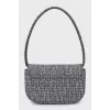 Shoulder bag with textured pattern