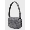 Shoulder bag with textured pattern