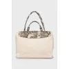 Tote bag with double handles