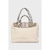 Tote bag with double handles