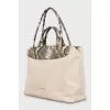 Tote bag with double handles