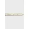 Perforated leather belt