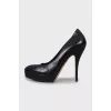 Black high heels