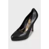 Black high heels