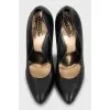 Black high heels