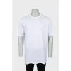 Men's white T-shirt