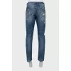 Men's jeans with ripped effect