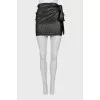Mini skirt with tie