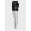 Mini skirt with tie