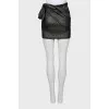 Mini skirt with tie