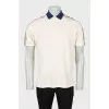 Men's polo shirt with signature print