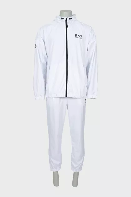 Men's white tracksuit