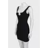 Ribbed bodycon mini dress