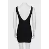 Ribbed bodycon mini dress