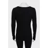 Tight-fitting long sleeve decorated with sequins