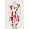 A-line floral dress