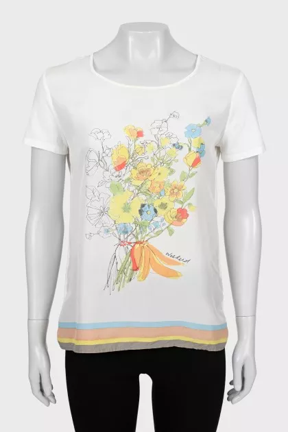 White Floral T-shirt