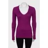 Knitted silk jumper