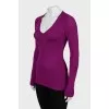 Knitted silk jumper