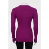 Knitted silk jumper