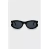 Oval sunglasses black