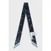 Silk scarf with tag