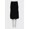 Black pencil skirt with elastic