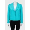 Light blue fitted jacket