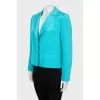 Light blue fitted jacket