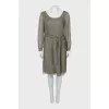 Silk fitted dress
