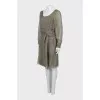 Silk fitted dress