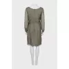 Silk fitted dress