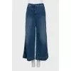 Blue culotte jeans