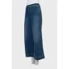 Blue culotte jeans