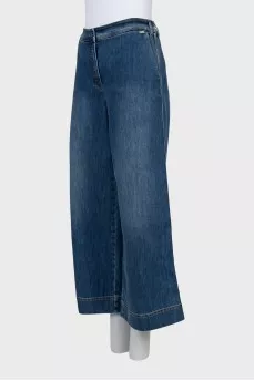 Blue culotte jeans