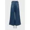 Blue culotte jeans
