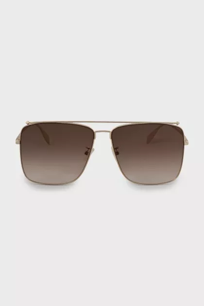 Golden browline sunglasses