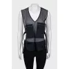 Mesh vest with patch pockets