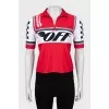 Sports T-shirt with zipper