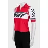 Sports T-shirt with zipper