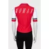 Sports T-shirt with zipper