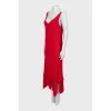 Ribbed wool dress with tag